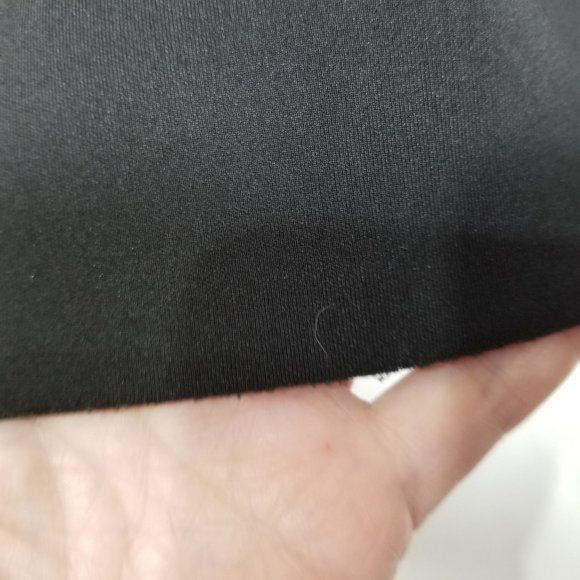 Allen B Schwartz Skater Skirt XL Black Twirl Flow Zipper Gothic Punk Alt Cosplay - Picture 6 of 11